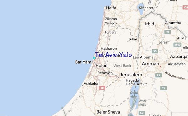 नक्शे के तेल अवीव yafo 